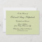 ヴィンテージの鳥 ビクトリアン時代の愛のドヴェ クラシックアート 招待状 (裏面)