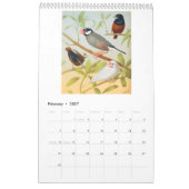 ヴィンテージの鳥 – フィンチとウェバー2025 カレンダー (2月 2027)