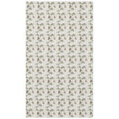 ヴィンテージの鳥、ホリー、クリスマスの挨拶 テーブルクロス (正面)