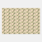 ヴィンテージの鳥 ラッピングペーパーシート (正面3)