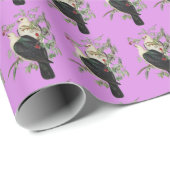 ヴィンテージの鳥 ラッピングペーパー (ロールコーナー)