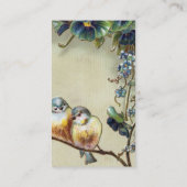 ヴィンテージの鳥 名刺 (裏面)