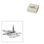 ヴィンテージの鳥、図書館のEx Libris本 ラバースタンプ (押印)