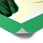 ヴィンテージの鳴き鳥とミナの鳥 ポスター (角)