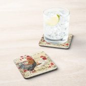 ヴィンテージの鶏とヘンエフェメラ コースター (右側)