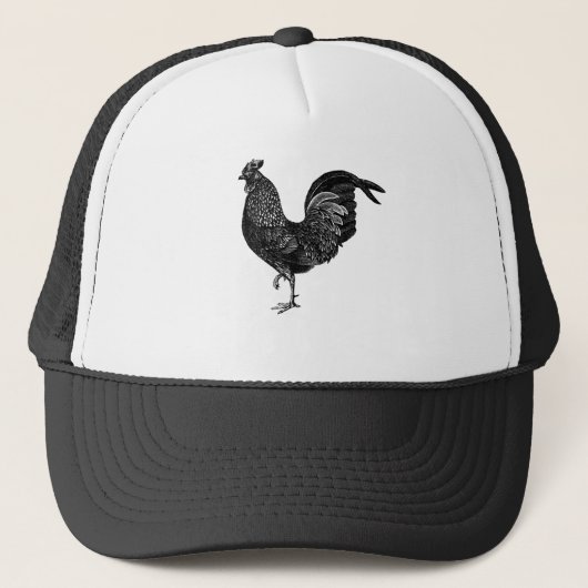 ヴィンテージの鶏の帽子 キャップ (正面)