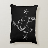 ヴィンテージの鶏及び星のプリントのアクセントの枕 アクセントクッション (裏面(縦))