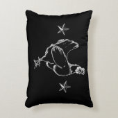 ヴィンテージの鶏及び星のプリントのアクセントの枕 アクセントクッション (正面(垂直))