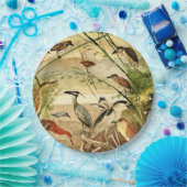 ヴィンテージの鷲の鳥動物の野性生物の紙皿 ペーパープレート (パーティー)