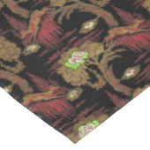 ヴィンテージの鹿のパターン テーブルクロス (アングル)