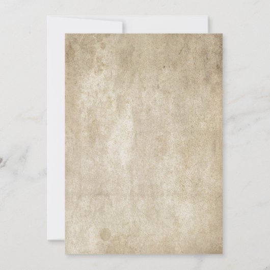 ヴィンテージの麻ひものメーソンジャーのブライダルシャワーの招待状 招待状 (裏面)