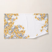 ヴィンテージの黄色いケシの花のBathタオルセット バスタオルセット (ハンドタオル)