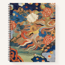 ヴィンテージの黄色い渦巻きパターンの行頭文字