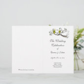 ヴィンテージの黄色と灰色のプログラムカバー (スタンド正面)