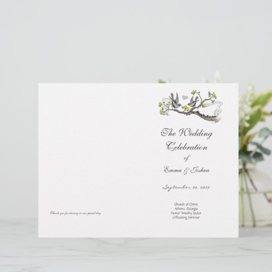 ヴィンテージの黄色と灰色のプログラムカバー (スタンド正面)