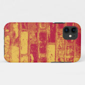 ヴィンテージの黄色と赤のレンガの壁 Case-Mate iPhoneケース (裏面(横))