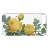 ヴィンテージの黄色バラの絵画の場合 Case-Mate iPhoneケース (裏面(横))