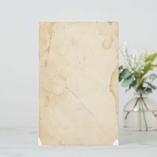 ヴィンテージの黄色彩文房具 便箋 (スタンド正面)