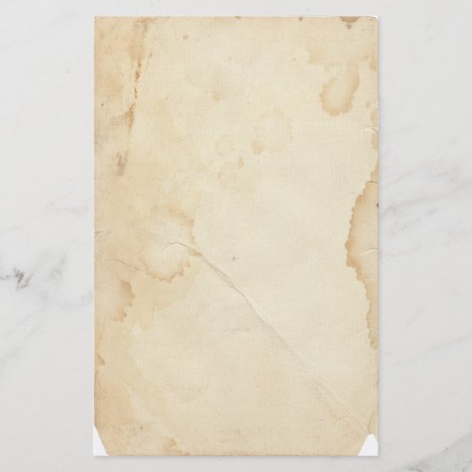 ヴィンテージの黄色彩文房具 便箋 (正面)