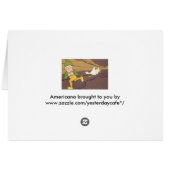 ヴィンテージの黄金の卵を産むイソップ寓話のガチョウ (裏面横)