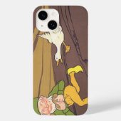 ヴィンテージの黄金の卵を産むイソップ寓話のガチョウ Case-Mate iPhoneケース (裏面)