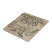 ヴィンテージの黄麻宗教天国エンジェルビクトリアンー タイル (側面)