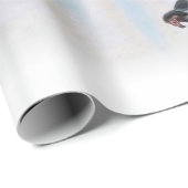 ヴィンテージの黒いハゲワシの鳥の切り離し ラッピングペーパー (ロールコーナー)