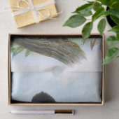 ヴィンテージの黒いハゲワシの鳥の切り離し 薄葉紙 (ギフト)