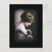 ヴィンテージの黒い女性のポストカード ポストカード (正面)