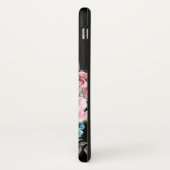 ヴィンテージの黒い花の場合の花 Case-Mate iPhoneケース (裏面/左)