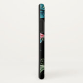 ヴィンテージの黒い花の場合の花 Case-Mate iPhoneケース (裏面/右)