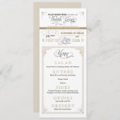 ヴィンテージの黒および金ゴールドはメニューカード感謝していしています メニュー (正面/裏面)