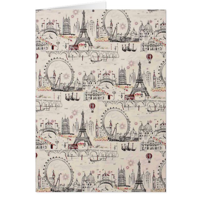 ヴィンテージの黒く及び白いヨーロッパイメージ (正面)