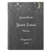 ヴィンテージの黒板の来客名簿 ノートブック (正面)