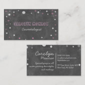 ヴィンテージの黒板の芸術 名刺 (正面/裏面)