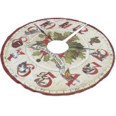 ヴィンテージの12の日 ブラッシュドポリエステルツリースカート (アングル)