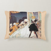 ヴィンテージの12人の踊るプリンセスたち by ケイ・ニールセン アクセントクッション (裏面)