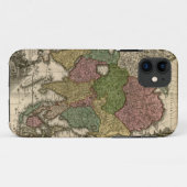 ヴィンテージの1700年の世界地図のiPhone 5カバー Case-Mate iPhoneケース (裏面(横))