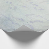 ヴィンテージの18世紀のフランス語は旧式な青書に文字を入れます ラッピングペーパー (角)