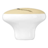 ヴィンテージの1830年のハチドリの引出しのノブ セラミックノブ (側面)