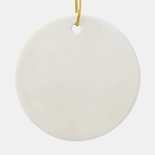 ヴィンテージの1850年代のアンティークの紙のテンプレートのブランク セラミックオーナメント (正面)