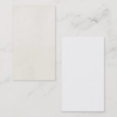 ヴィンテージの1850年代のアンティークの紙のテンプレートのブランク 名刺 (正面/裏面)