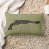ヴィンテージの1860年代の子馬の火器リボルバー銃の枕 ランバークッション (ブランケット)
