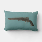 ヴィンテージの1860年代の子馬の火器リボルバー銃の枕 ランバークッション (裏面)