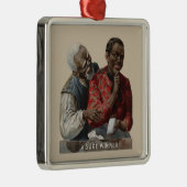 ヴィンテージの1895年のシガーの広告のアフリカ系アメリカ人 メタルオーナメント (右)