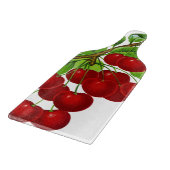 ヴィンテージの1899年のイラストレーション: 熟した赤いさくらんぼ カッティングボード (角)