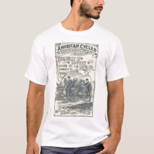 ヴィンテージの19世紀な自転車のワイシャツ Tシャツ