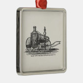 ヴィンテージの19世紀によっては消防車の旧式な普通消防車が蒸気を発します メタルオーナメント (右)