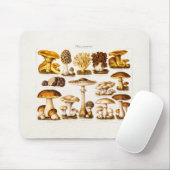 ヴィンテージの19世紀のきのこの変化のきのこのテンプレート マウスパッド (マウス)