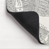 ヴィンテージの19世紀のニューヨークシティブルックリンの地図NYCの地図 マウスパッド (コーナー)